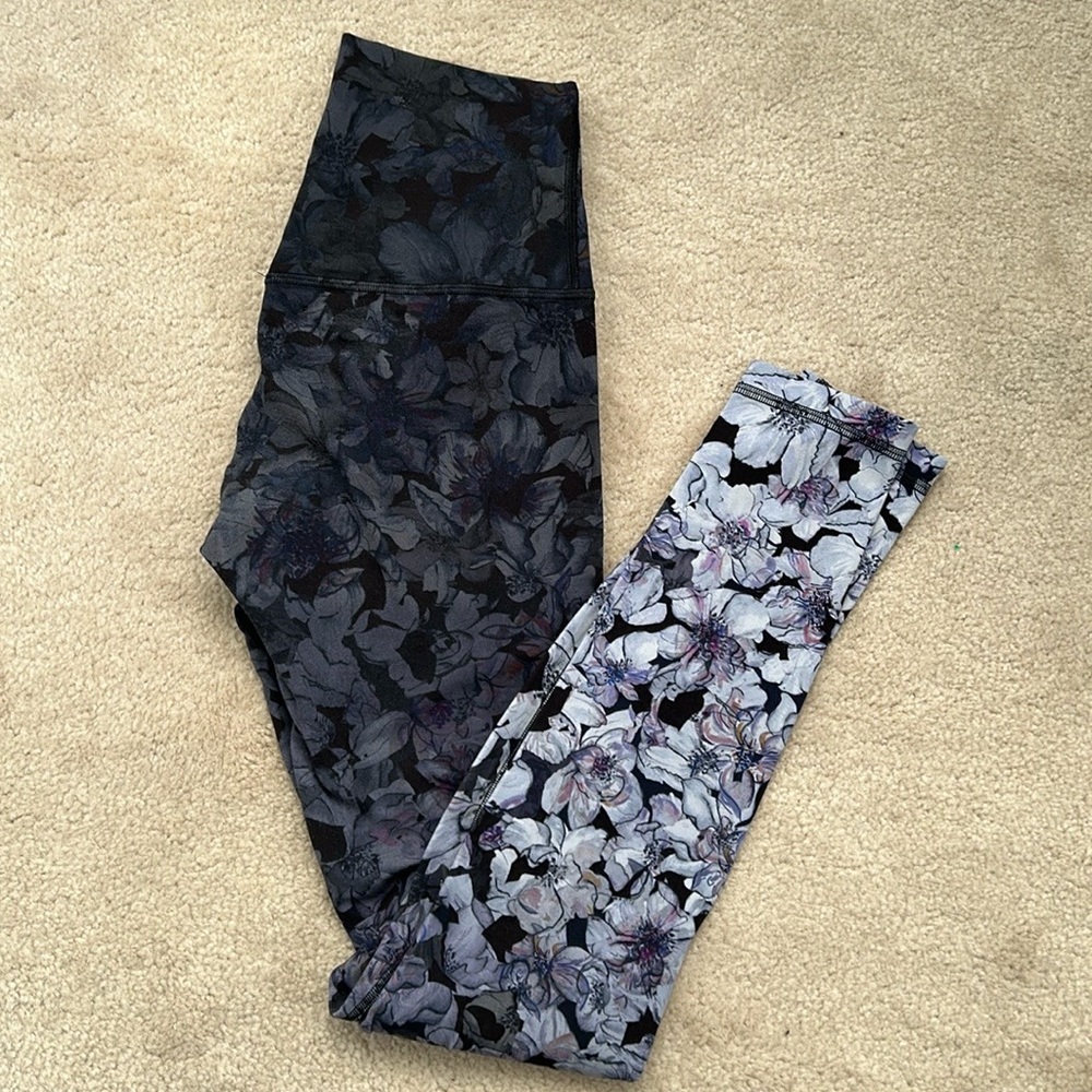 Floral tights